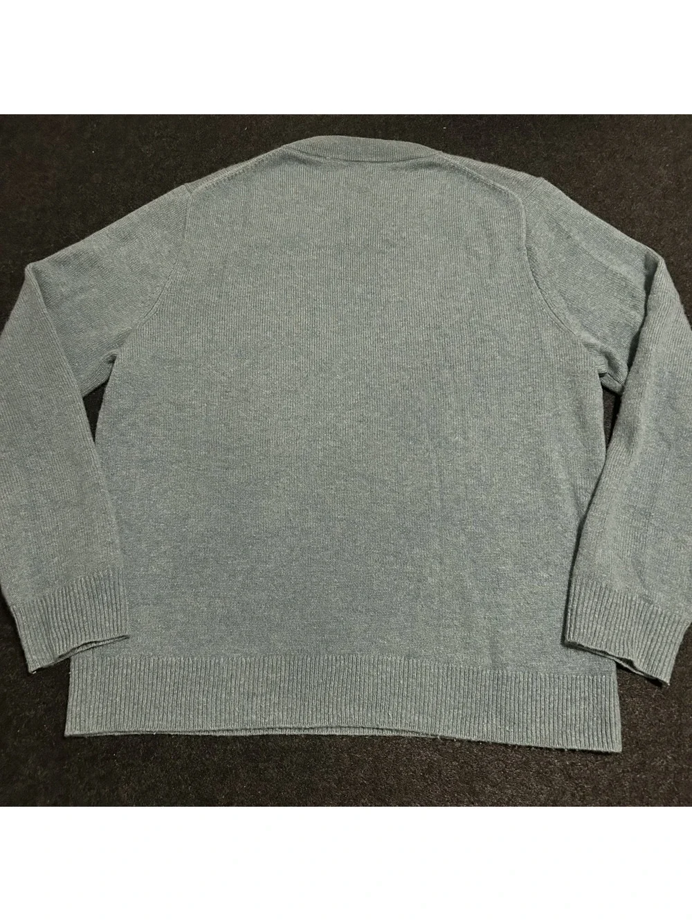 J.Crew Sweater Mens Large 100% Cashmere Light Blue Crewneck